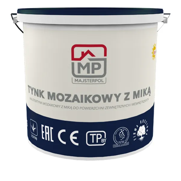 Tynk mozaikowy z miką
